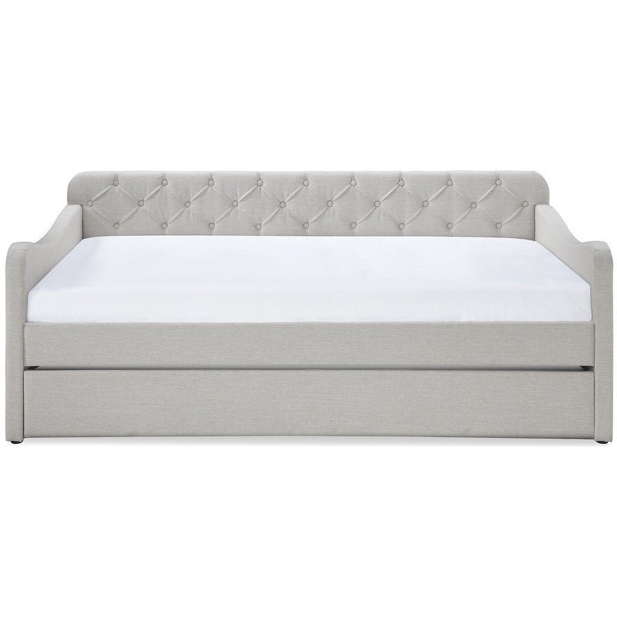 DOVINA Dove Grey Daybed with Trundle…