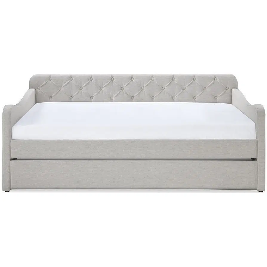 DOVINA Dove Grey Daybed with Trundle…