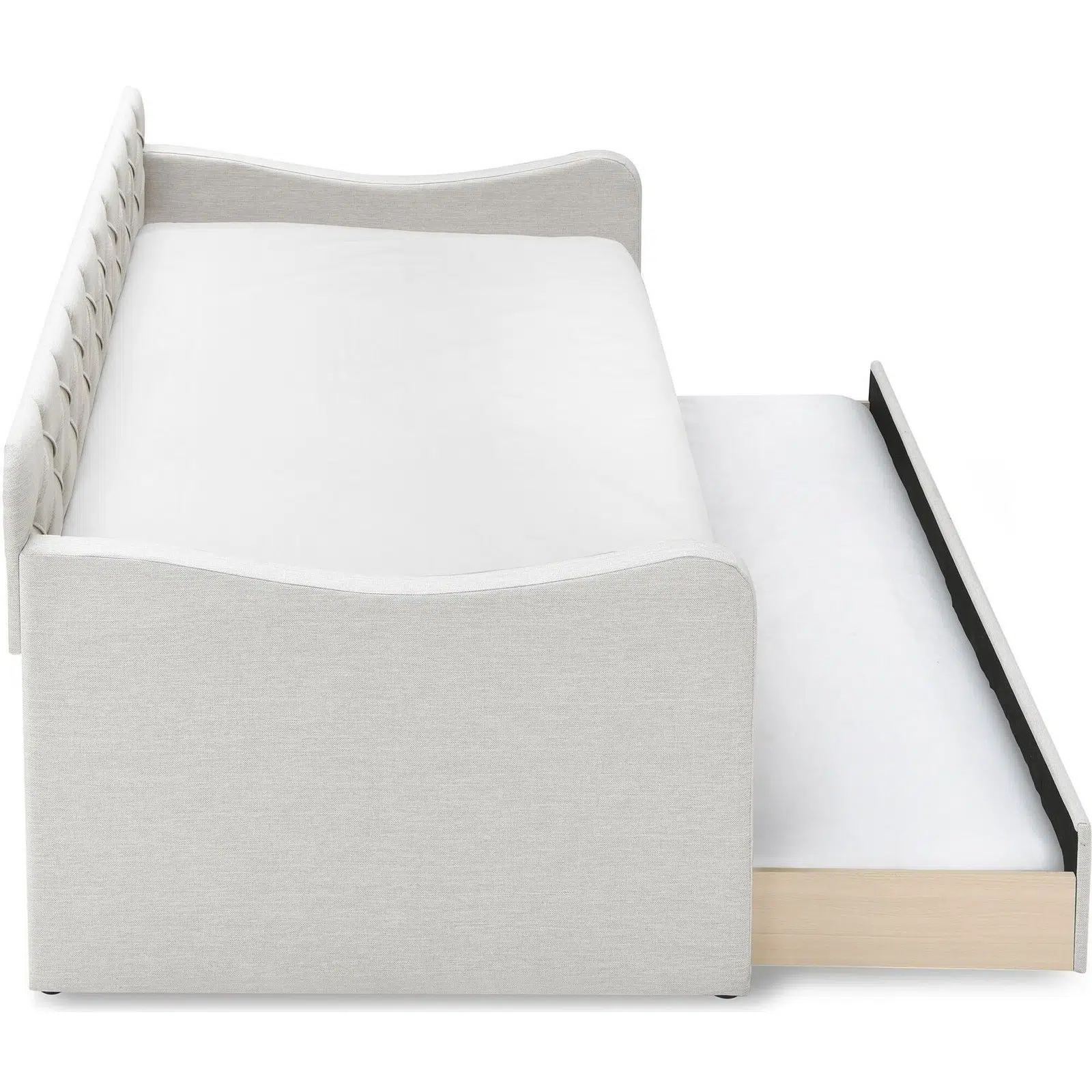 DOVINA Dove Grey Daybed with Trundle