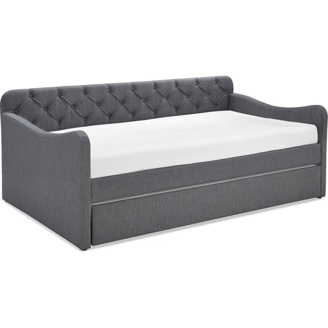 DOVINA Dove Grey Daybed with Trundle