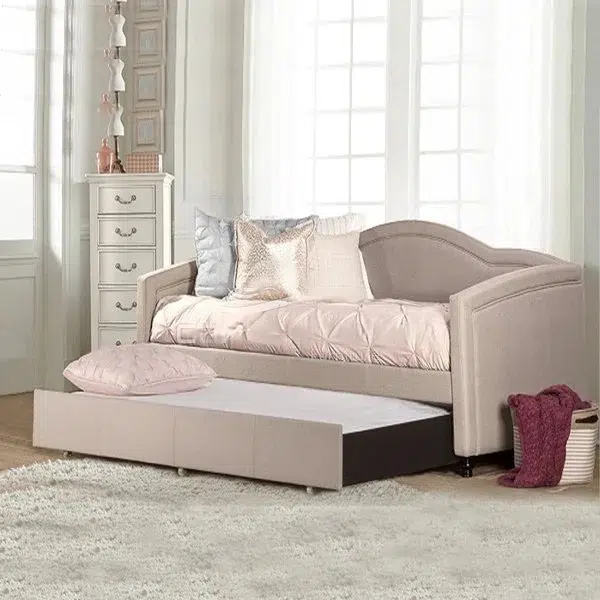 BRANCO Black Hills Grey Daybed With Trundle…
