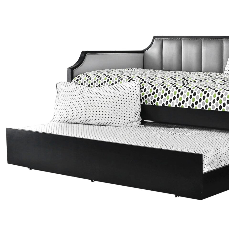 ZENDRA Fabric Upholstered Wooden Daybed…