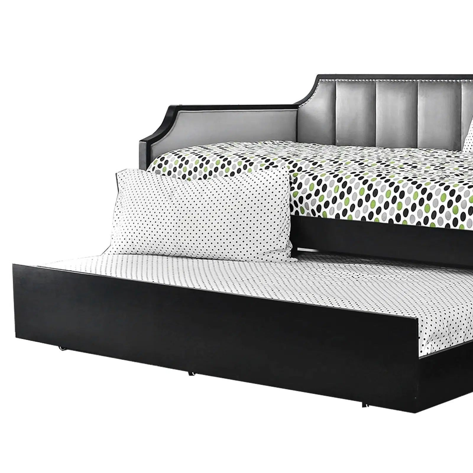 ZENDRA Fabric Upholstered Wooden Daybed
