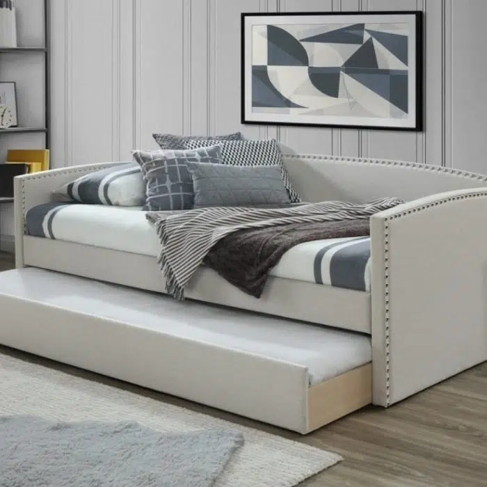 OSLEN Tufted Daybed and Trundle…