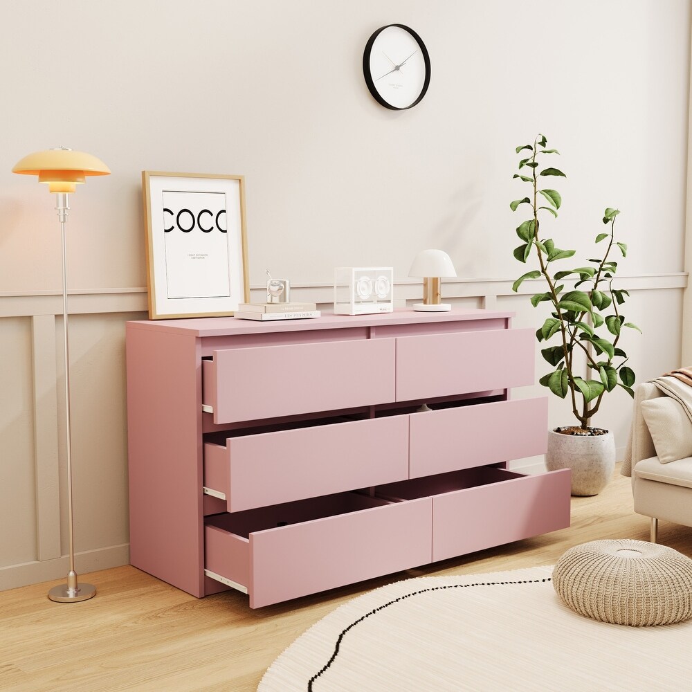Lotia Modern Storage Chest with 6-Drawer