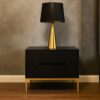 Luxury Lagoon 5-Piece Black & Gold Bedroom Set