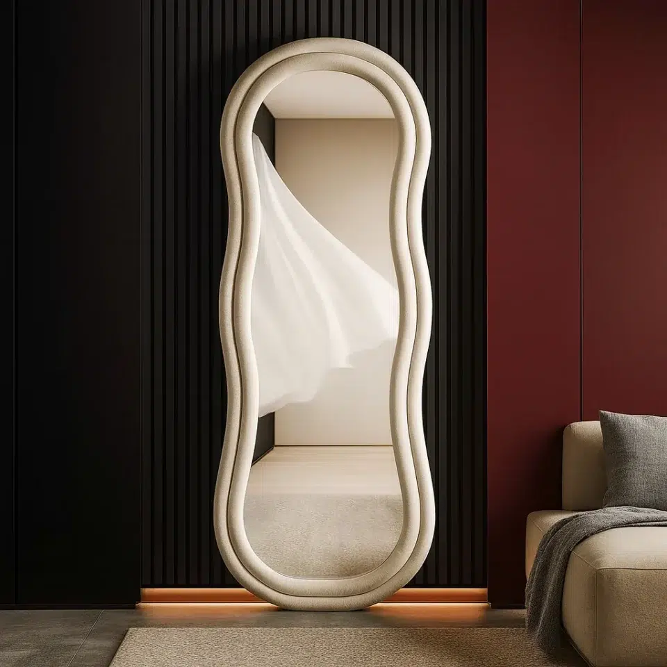 Curvy Squiggle Full Length Mirror