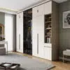 Modern Modular Wardrobe with Shelves & Full Storage System