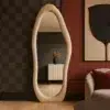 Grandeur Vertical Wall Mirror Cream