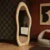 Grandeur Vertical Wall Mirror Cream