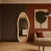 Grandeur Vertical Wall Mirror Cream