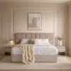 Luxury Nova 5-Piece Beige Modern Bedroom Set