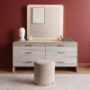 Luxury Nova 5-Piece Beige Modern Bedroom Set