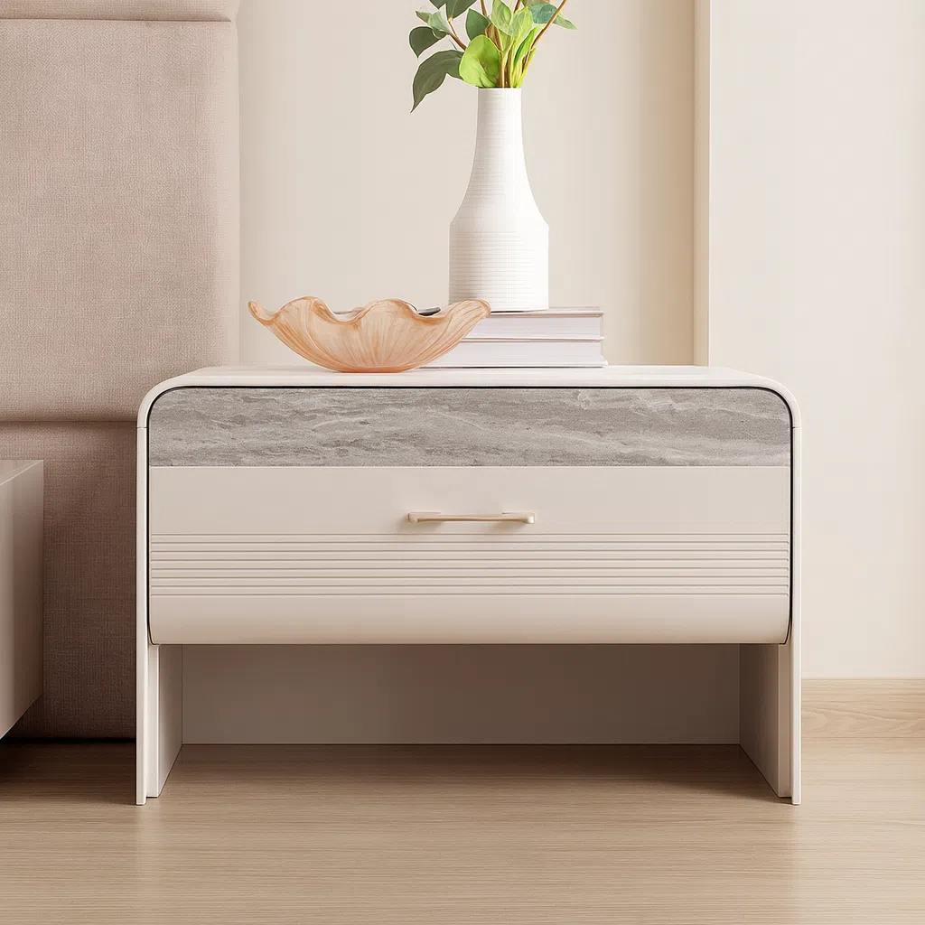 Luxury Nova 5-Piece Beige Modern Bedroom Set