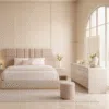 Luxury Nova 5-Piece Beige Modern Bedroom Set
