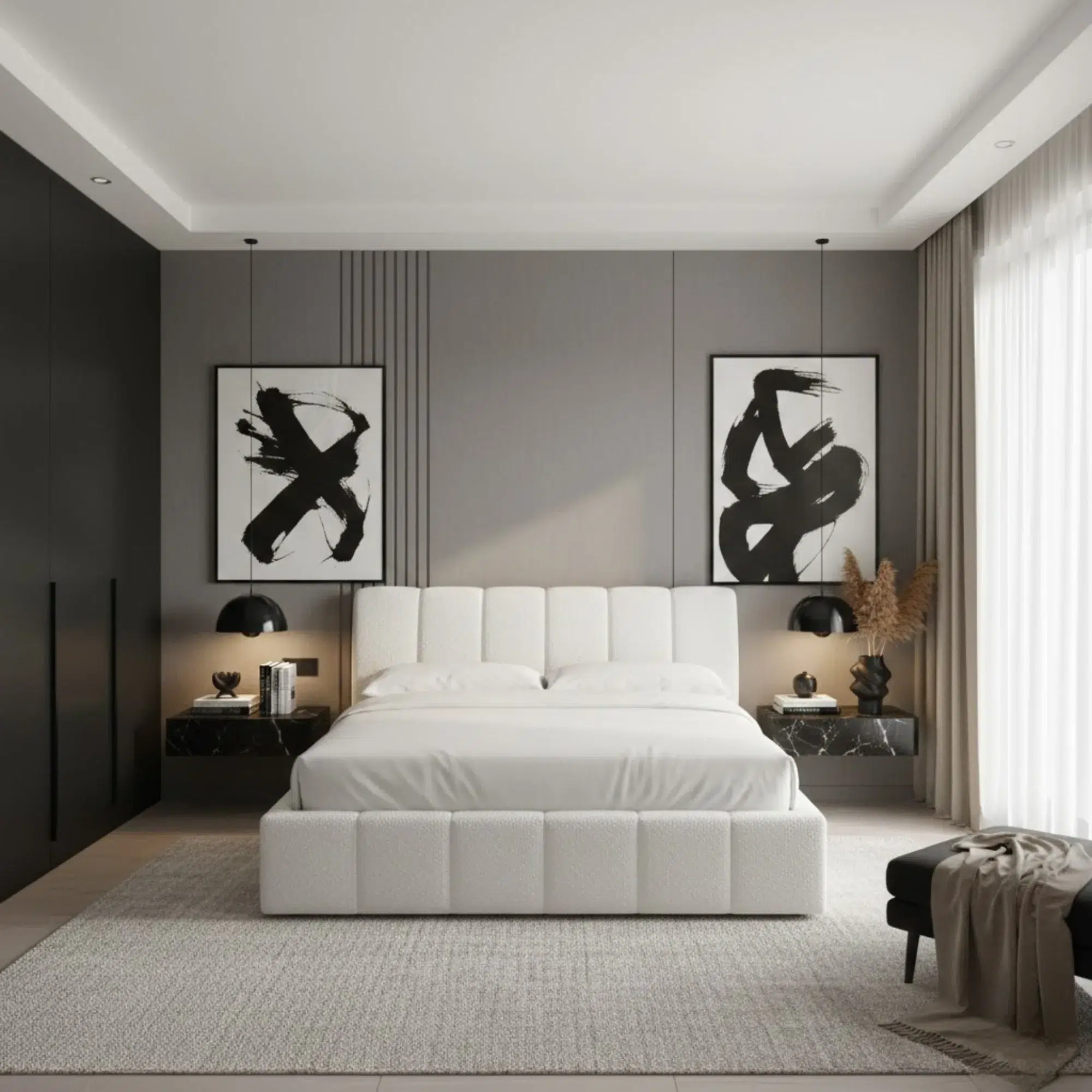 Contemporary Block Bed