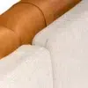 Calm Arc Two-Tone Upholstered Bed