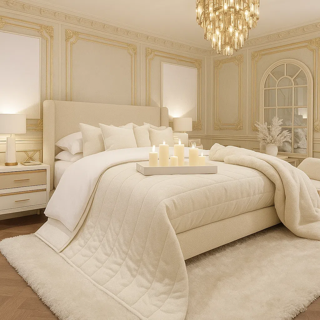 Calia Boucle Bed Frame