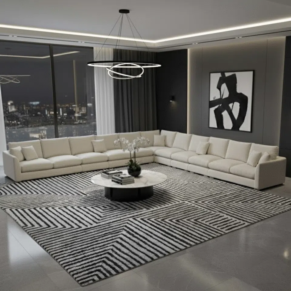 Prive Feathers L Sectional