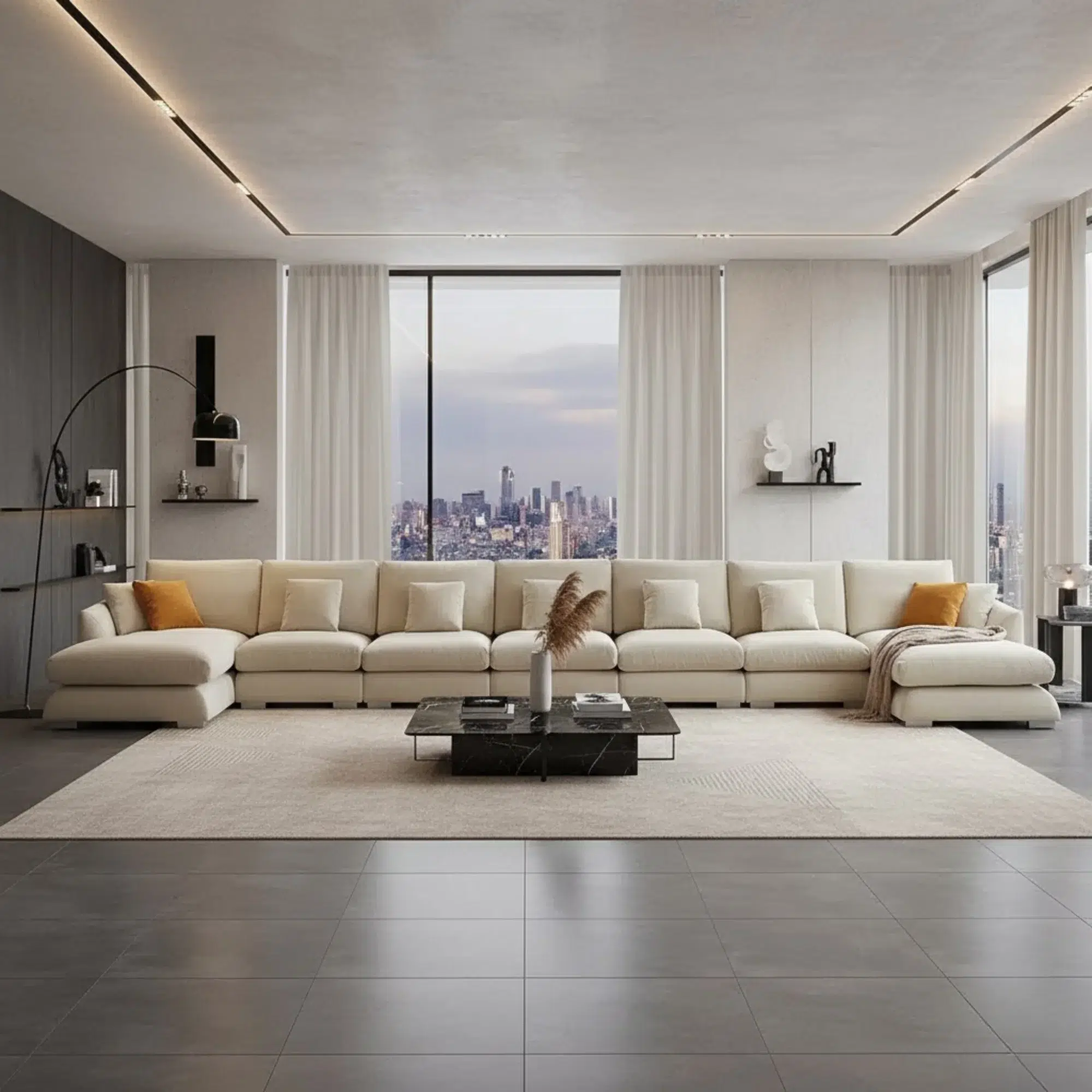 Prive Feathers U-Sectional