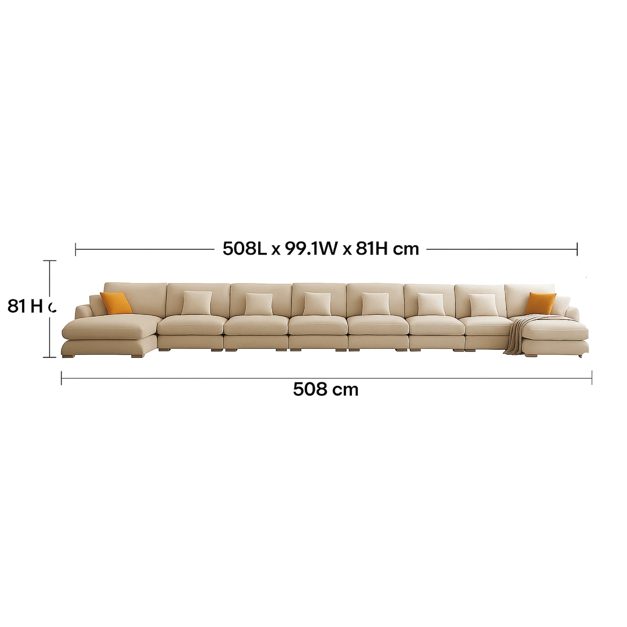 Prive Feathers U-Sectional