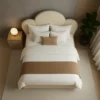 Flow Bouclé Cloud Headboard Bed