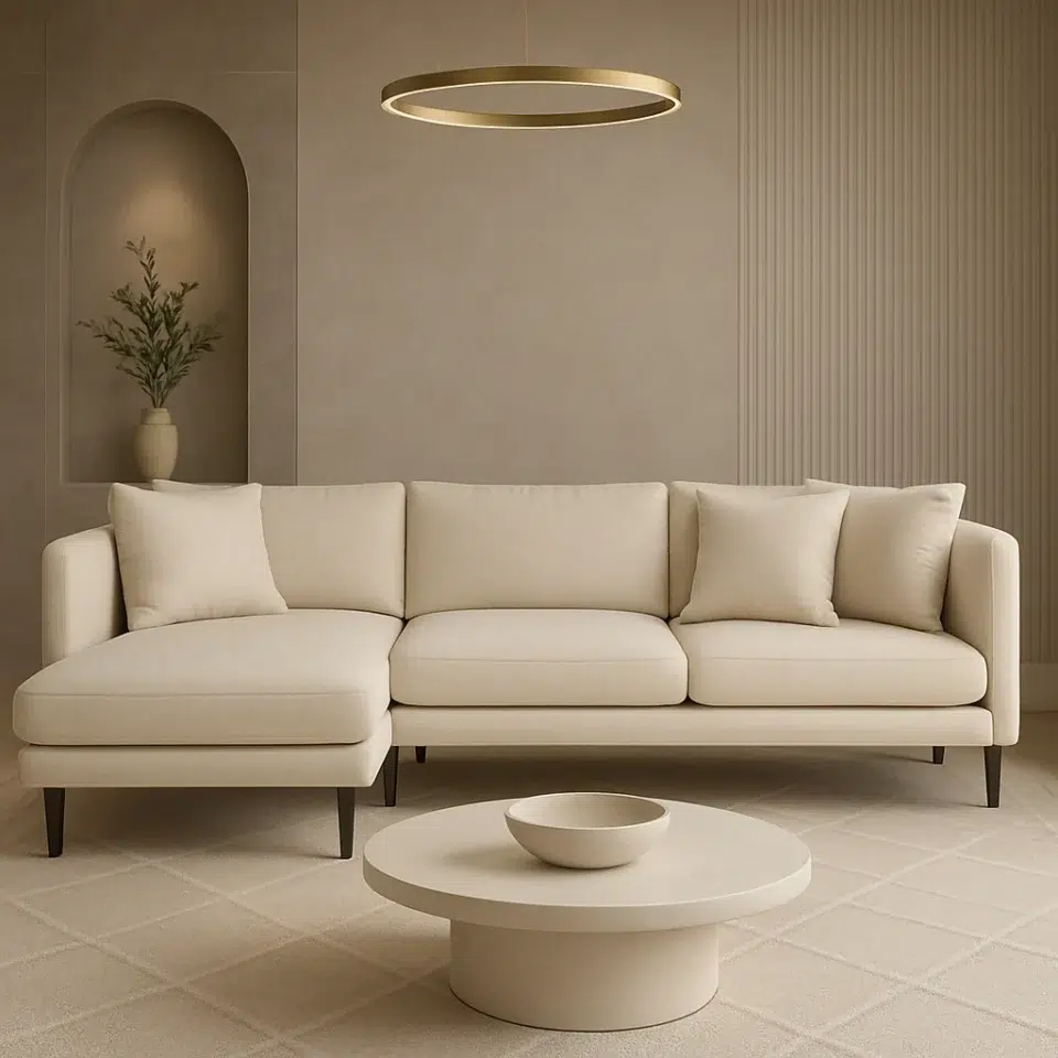 Luna Modern Sectional Sofa – Premium L-Shaped Sofa…