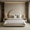 Luxury Mirage Dome Upholstered Bed