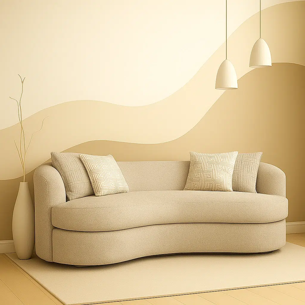 Marz Modern Curved Sofa