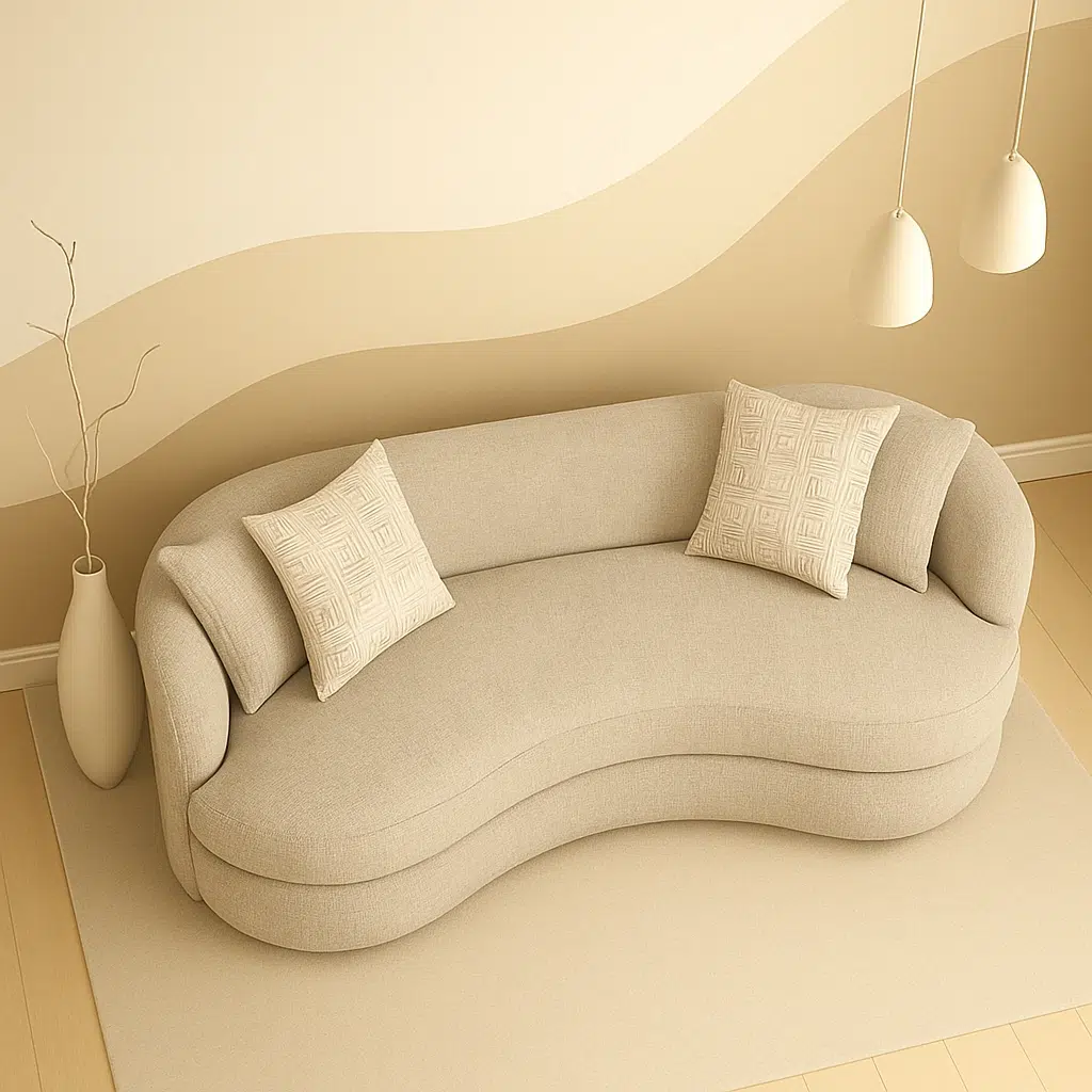 Marz Modern Curved Sofa