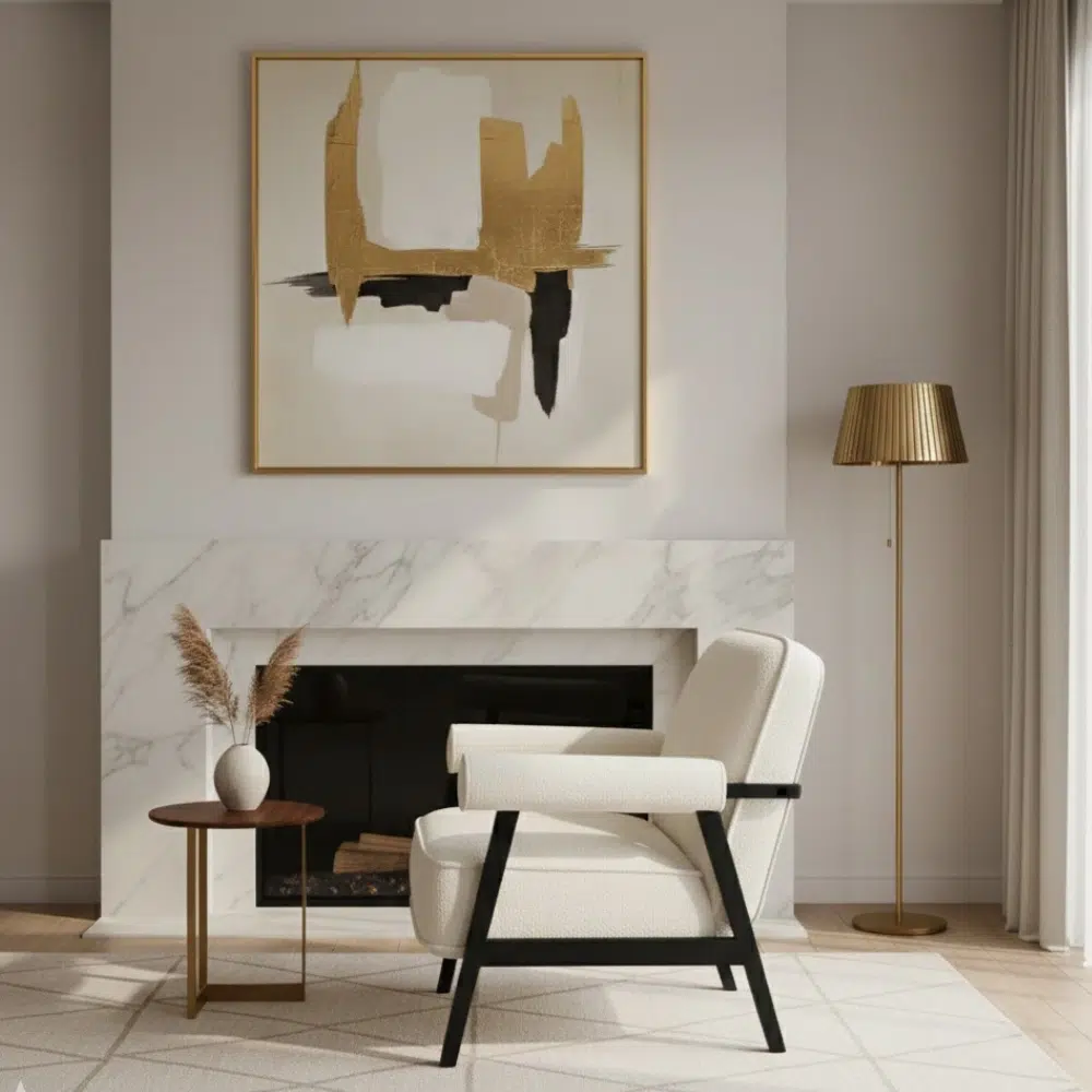 Modern Essa Bouclé Armchair