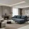 Nero Luxe Sectional L-Shape Sofa
