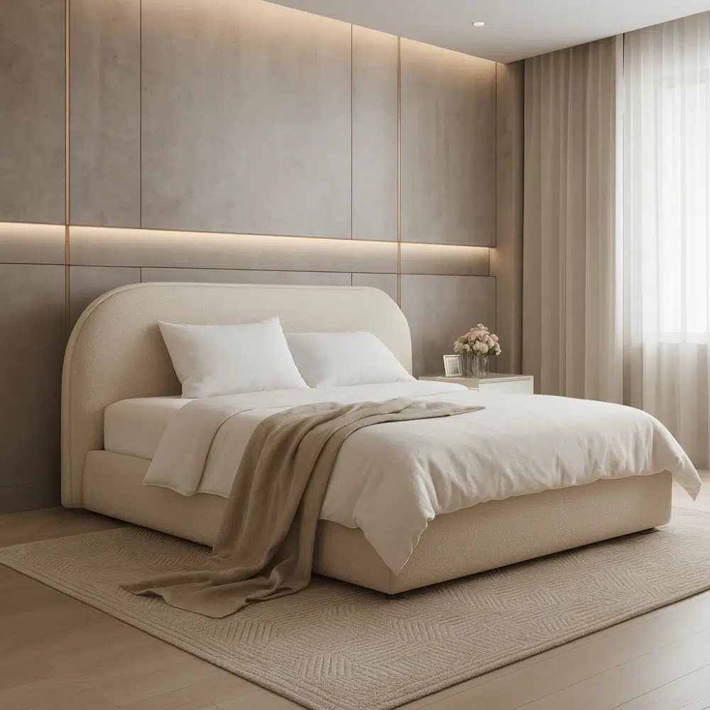Oslo Bouclé Bed