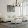 Snow Bouclé Corner Sofa