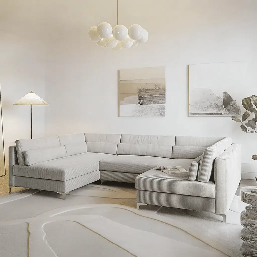 VertoLuxe U-Shape Sectional Sofa Beds