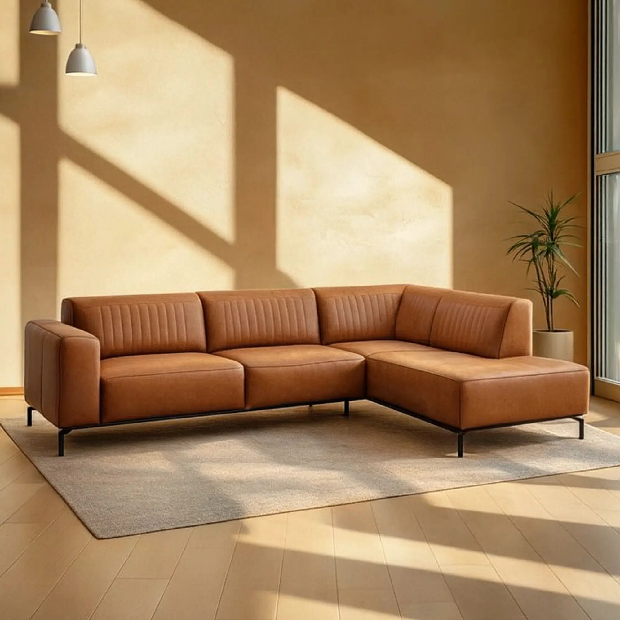 Windsor Leather Sectional Sofa