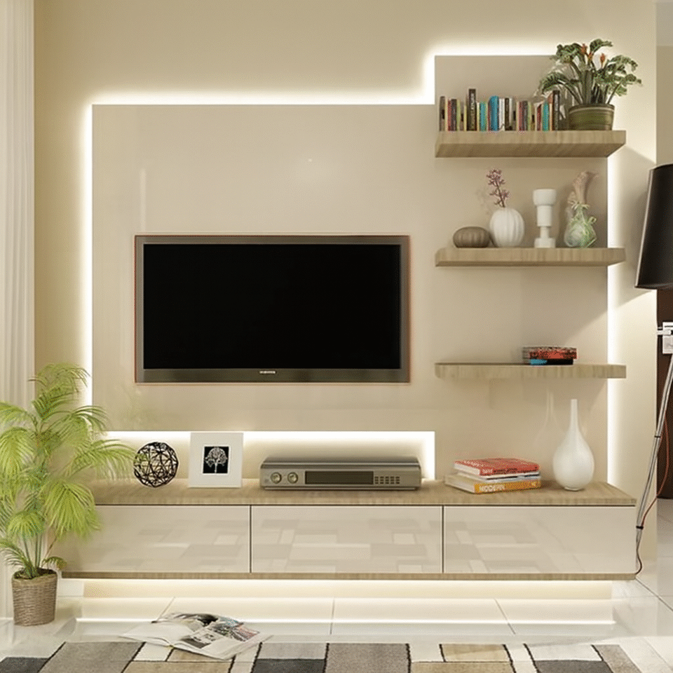 Yala Floating TV Wall Console