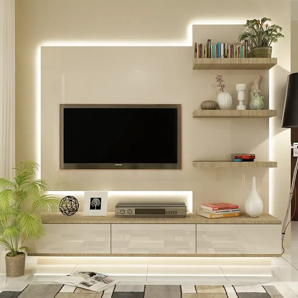 Yala Floating TV Wall Console