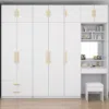 Modern Wall-Mounted Wardrobe With Study Unit