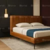 Linea Modern Leather Bed