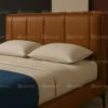Linea Modern Leather Bed