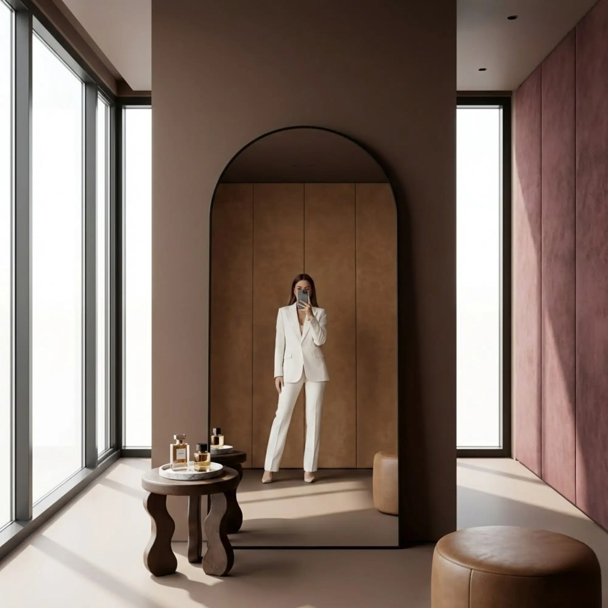 Arco Luxe Full Length Arch Mirror