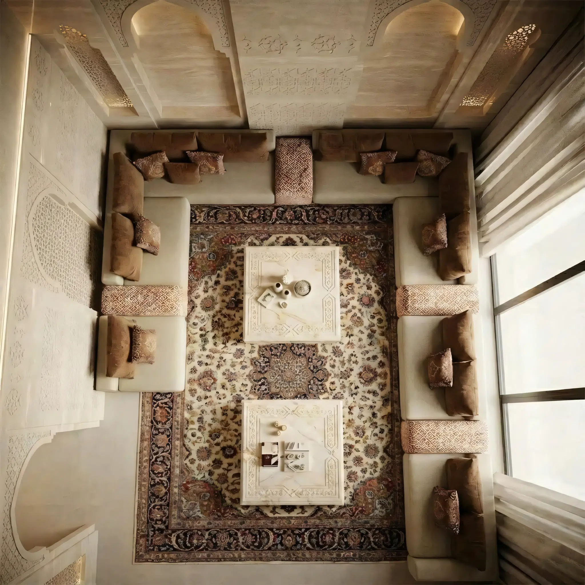 Amryon Arabic Majlis Floor Couch