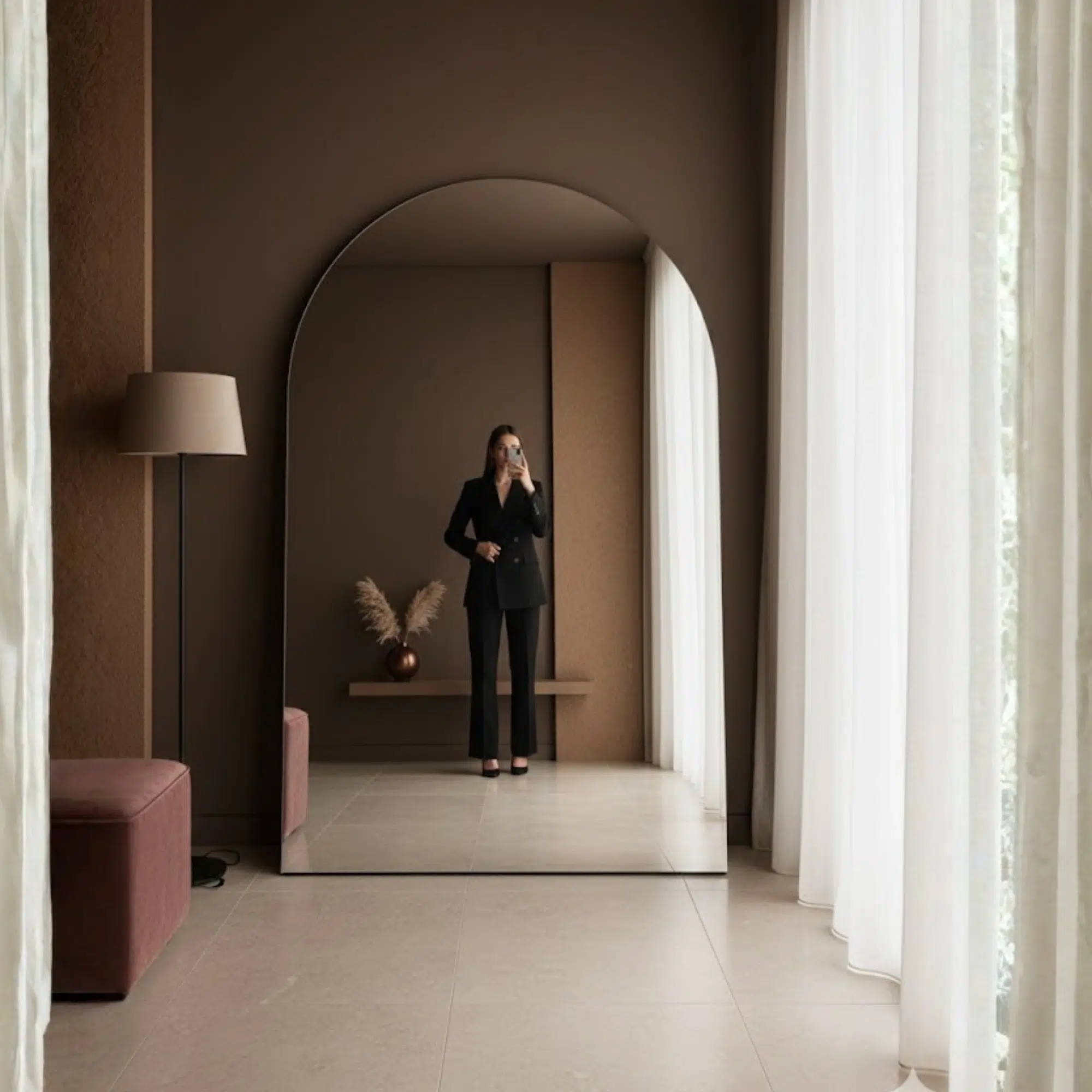 Aura Grand Arch Full Length Mirror