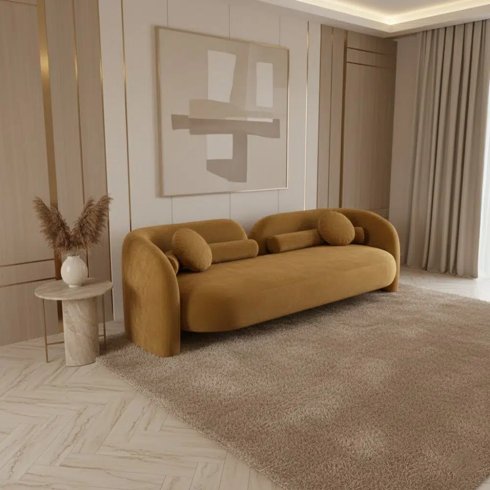 Aura Velvet Luxury Sofa