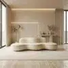 Aura Wave Sculptural Chaise Lounge