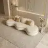 Aura Wave Sculptural Chaise Lounge