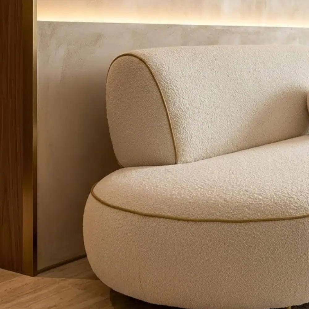 Aura Wave Sculptural Chaise Lounge
