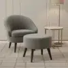 Aurelio Armchair and Ottoman Set
