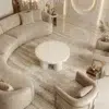 Aureo Round Pedestal Coffee Table